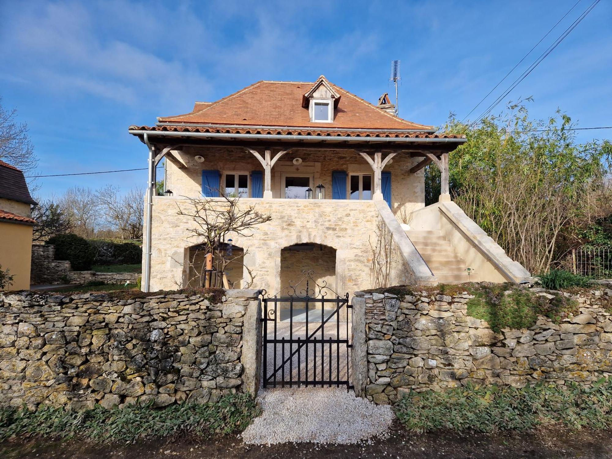 Maison Quercynoise En Pierre Concots Esterno foto